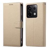 Funda Para Foxdock Xiaomi Redmi Note 13 Pro 5G– Cuero Premium, 3 Ranuras Para Tarjetas, Protección Contra Impactos