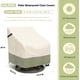 thumbnail image 2 of Funda impermeable para silla giratoria de exterior Dalema, paquete de 2, 2 of 9