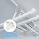 thumbnail image 5 of Divisor de Conducto Doble Wye Uxcell, Adaptador de Conector de Tubería de Conducto 4", 5 of 6