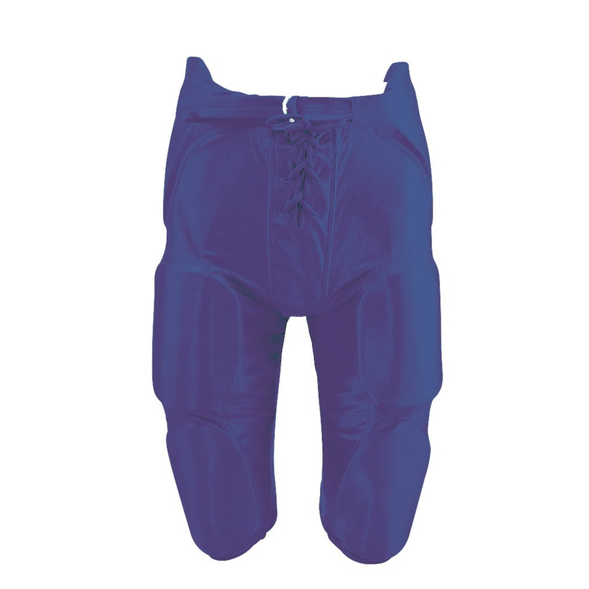 Pantalones De Fútbol Martin Youth 4x Azul Real Con Juego De Almohadillas De 7 Piezas