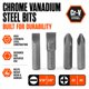 thumbnail image 2 of Destornillador de impacto Great Neck – Juego de 4 puntas para tornillos oxidados, 2 of 7