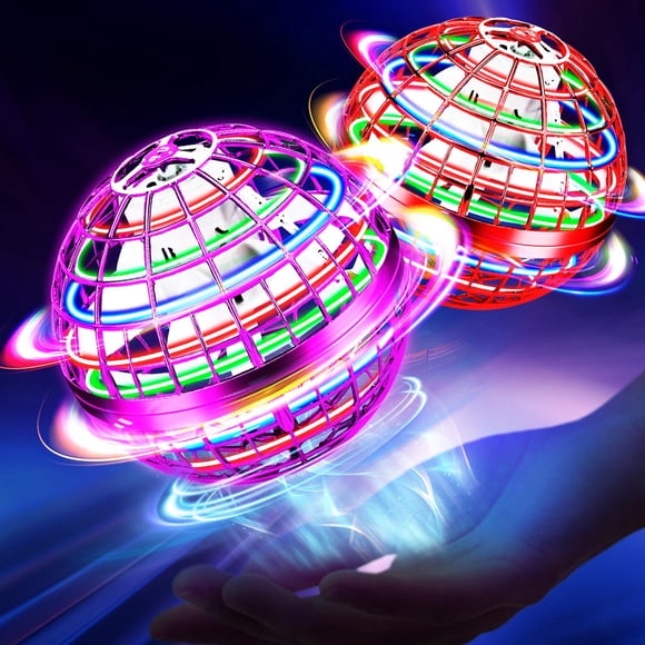 Pelota de juguete Flying Orb NWLAEWR controlada a mano con luces LED