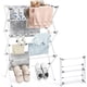 thumbnail image 1 of Tendedero de ropa APEXCHASER, plegable y extensible, blanco, 1 of 6