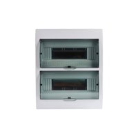 Soliot - Tablero Sobrepuesto 24 Circuitos Caja Eléctrica Ip65