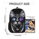 thumbnail image 4 of 1pc Personality Cat Glasses Printed Backpack, Children's Bright Color Backpack, 3D Print Backpack, Fashion Trendy Boys And Girls Backpack, Breathable Lightweight Bag, Students Schoolbag, 4 of 4