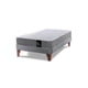 thumbnail image 2 of Cama Europea Zen Best 1.5 Plaza Colchon Resortes Base Dividida Tela Gris, 2 of 6
