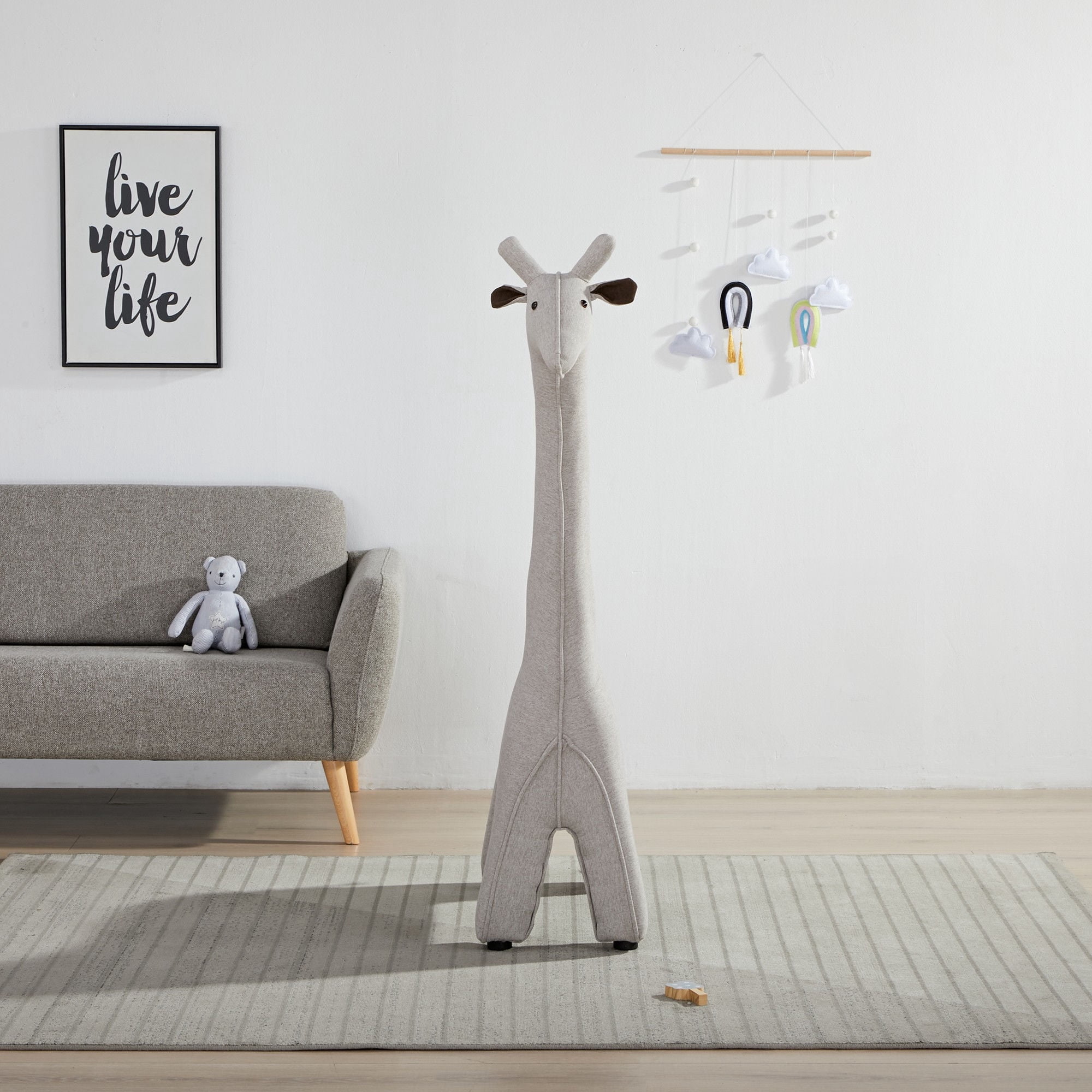 Mainstays Kids - Pouf Kids Girafa Gris