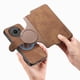 thumbnail image 2 of Funda Billetera Magnética para Realme 11 Pro Soporte Tarjetas Desmontable Marrón, 2 of 6
