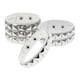 thumbnail image 3 of 3 Pulseras Punk De Cuero Sintético Para Adultos, Hombres Y Mujeres, Para Cosplay, Color Blanco, 3 of 5