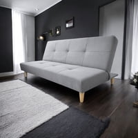 Mbc - Futón Sofá Cama Cordoba Tela Gris