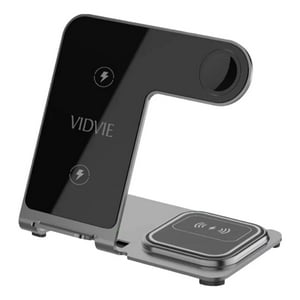 Genérico - Cargador Inalámbrico Veloz Vidvie Wlc1410 Usb-C 15W Metálica