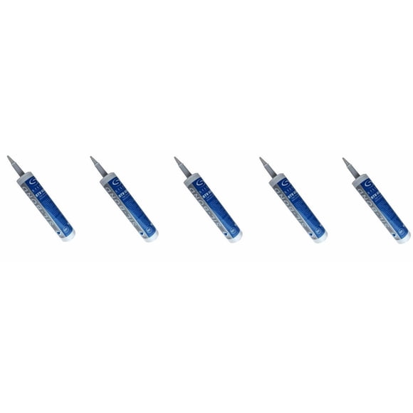Sellador de silicona Sil-Bond 291 ml, paquete de 5 unidades, transparente