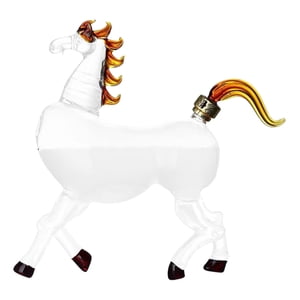 Bothyi - Decantador Con Forma De Caballo, Botella De Licor, Soporte Para Animales, Botella De Vino, Contenedor De 1000Ml
