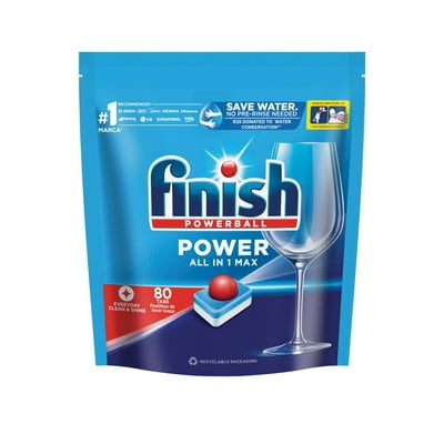 Detergente Tabletas Power X 80 80 Un Finish
