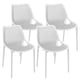 thumbnail image 1 of Pack 4 Sillas Bardo Blanca| Resistente para Interior y Exterior, 1 of 6