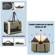 thumbnail image 4 of Cochecito Doble Para Mascotas Acura Negro By Lubabycas, 4 of 7