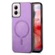 thumbnail image 1 of Magnetic Slim Case for Motorola Moto G Play 2024 5G with Camera Guard & Anti-Scratch Back Purple, 1 of 5