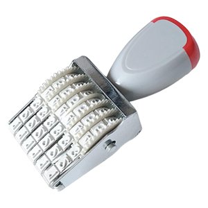 Magideal - 6 Dígitos Numeración Sello Ruedas Rodillos Número De Dígito Vintage Digital Numérico Rolling Suministros Símbolo 6 Dígitos Rodillo Sello Para , 5Mm 5 Mm