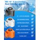 thumbnail image 3 of Ventilador clip coche LED 199 velocidades semi enfriamiento USB recargable coche trabajo, 3 of 8