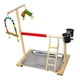 thumbnail image 1 of Soporte De Percha De Loro Para Mascotas, Ligero De Madera Para Entrenamiento De Cacatúa, Escalada, 1 of 6