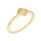 thumbnail image 3 of Anillo Lupine de Sole du Soleil chapado en oro de 18k, 12 CZ, 3 of 10
