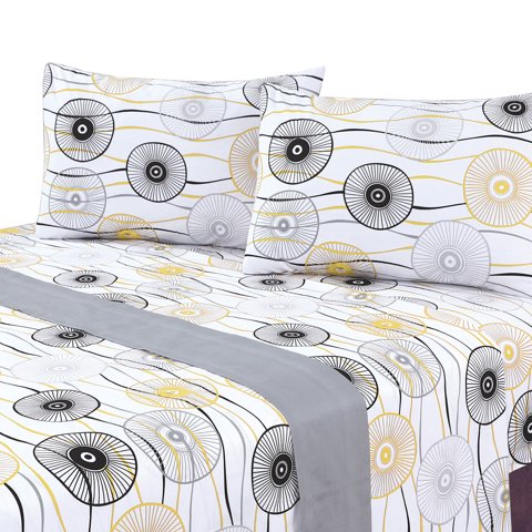 Mallorca - Juego De Sábanas T144 Umbrella Grey King