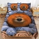 thumbnail image 1 of Grizzy And The Lemmings Comforter Set 3 Pieces Quilt Cover Set Soft Bedding Sets for All Seasons, 1 of 5