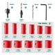 thumbnail image 2 of Kit de sierras perforadoras HYCHIKA, bimetal, 17 piezas, acero de alta velocidad, 2 of 7