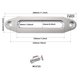 thumbnail image 2 of Guía de Cabrestante Hawse YaeKoo 25 cm Plateado 3.600‑6.750 kg, 2 of 8
