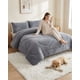 thumbnail image 1 of Cubrecamas Sherpa 2 Plazas Plush Ultra Suave De Lujo, 1 of 6