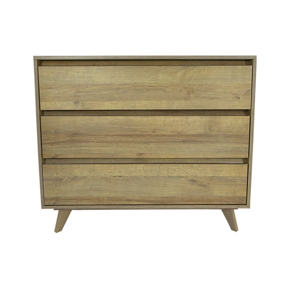 Comoda Nordica 3 Cajones Dormitorio
