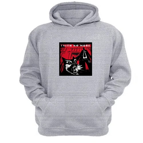 Genérico - Polerón Canguro Faith No More Gris Claro Talla S Unisex