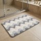 thumbnail image 2 of Alfombra de baño absorbente antideslizante lavable a máquina REGALWOVEN, alfombra de baño de felpa para bañera, ducha y lavabo, decoración del hogar gris 24" x 16", 2 of 6