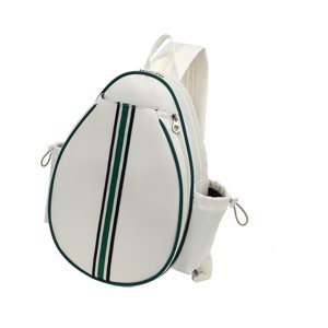 Ioensy - Bolso De Tenis Correa De Hombro Ajustable Bolso De Pickleball Portátil Multifuncional Blanco Y Verde