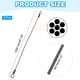 thumbnail image 2 of Uxcell Cable de Acero Inoxidable Recubierto de Vinilo con Lazos Cuerda de Alambre Flexible Cadena de Seguridad Lanyard Candado para Equipaje al Aire Libre Negro 1/8"x4 pies, 2 of 7