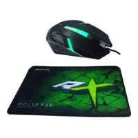 Reptilex - Kit Mouse Gamer + Mouse Pad Rx0016