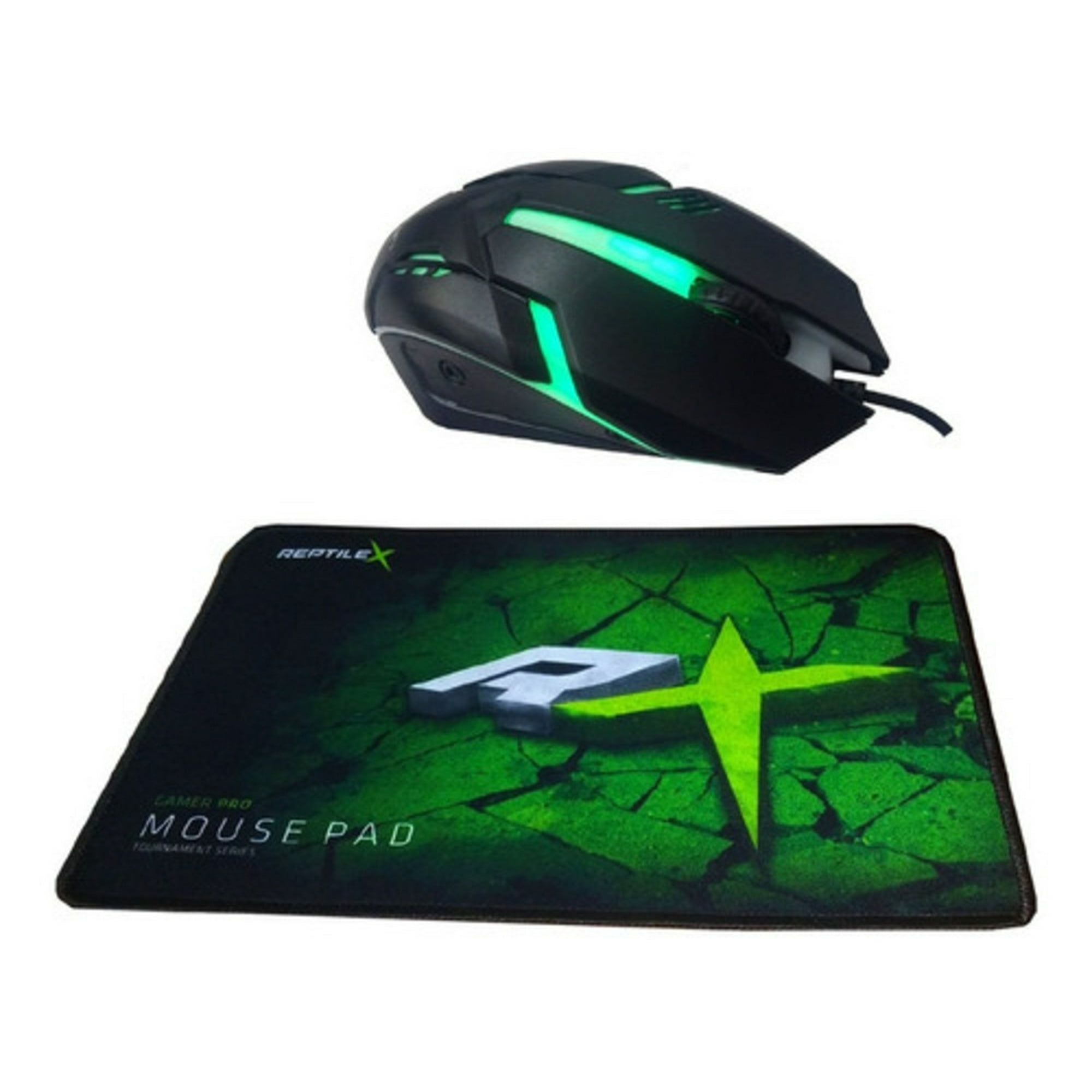 Reptilex - Kit Mouse Gamer + Mouse Pad Rx0016