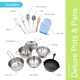 thumbnail image 3 of Set de Cocina de Juguete POPOHVER Deluxe de 12 Piezas, 3 of 9
