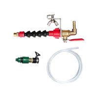 Ioensy - Dispositivo De Llenado De Agua Boquilla De Aspersión Sistema De Eliminación De Polvo Para Riego De Plantas Manguera De 10 M