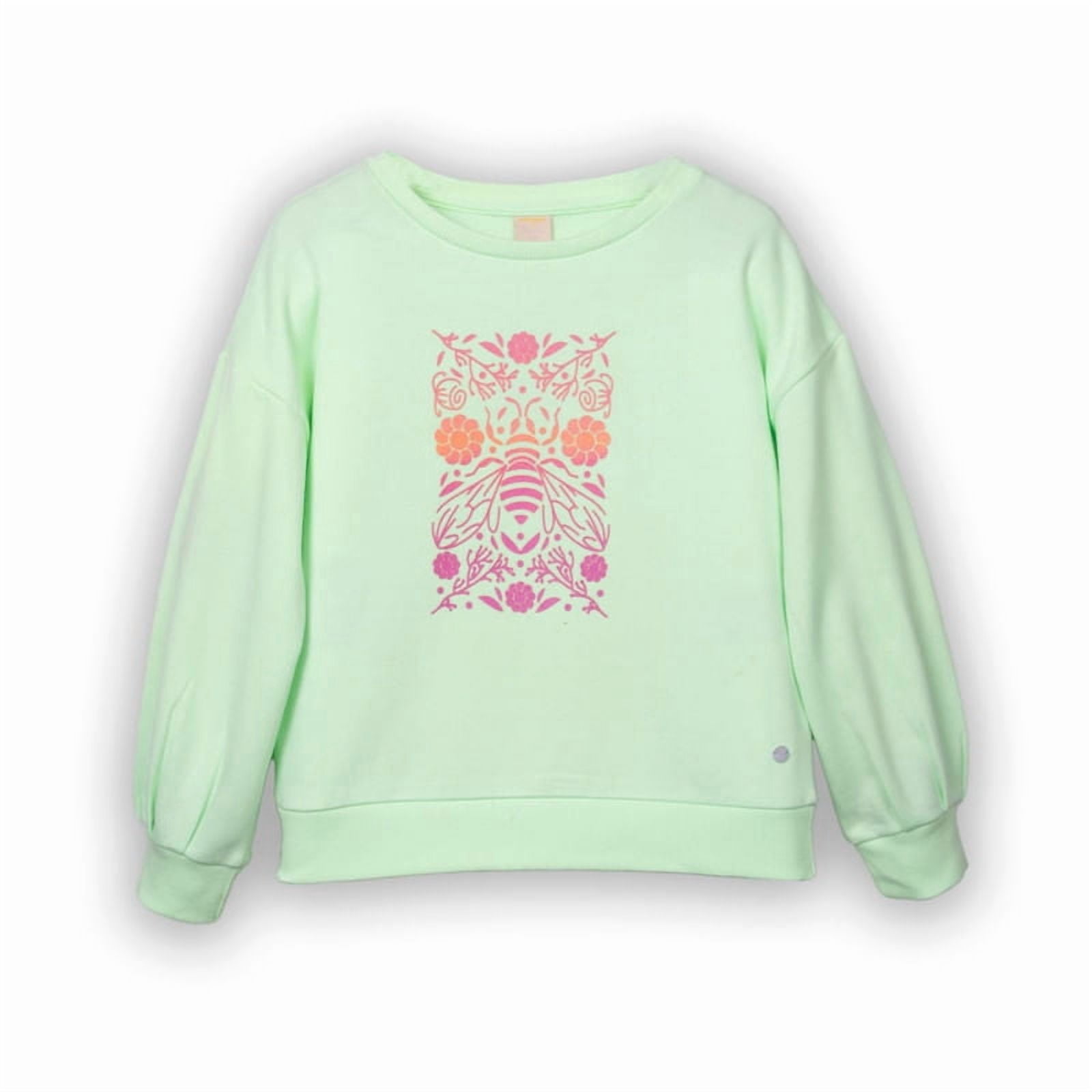 Polerón Niña Verde Pillin