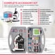 thumbnail image 5 of Microscopio AmScope 1200X para niños con kit y libro de 48 piezas, 5 of 9