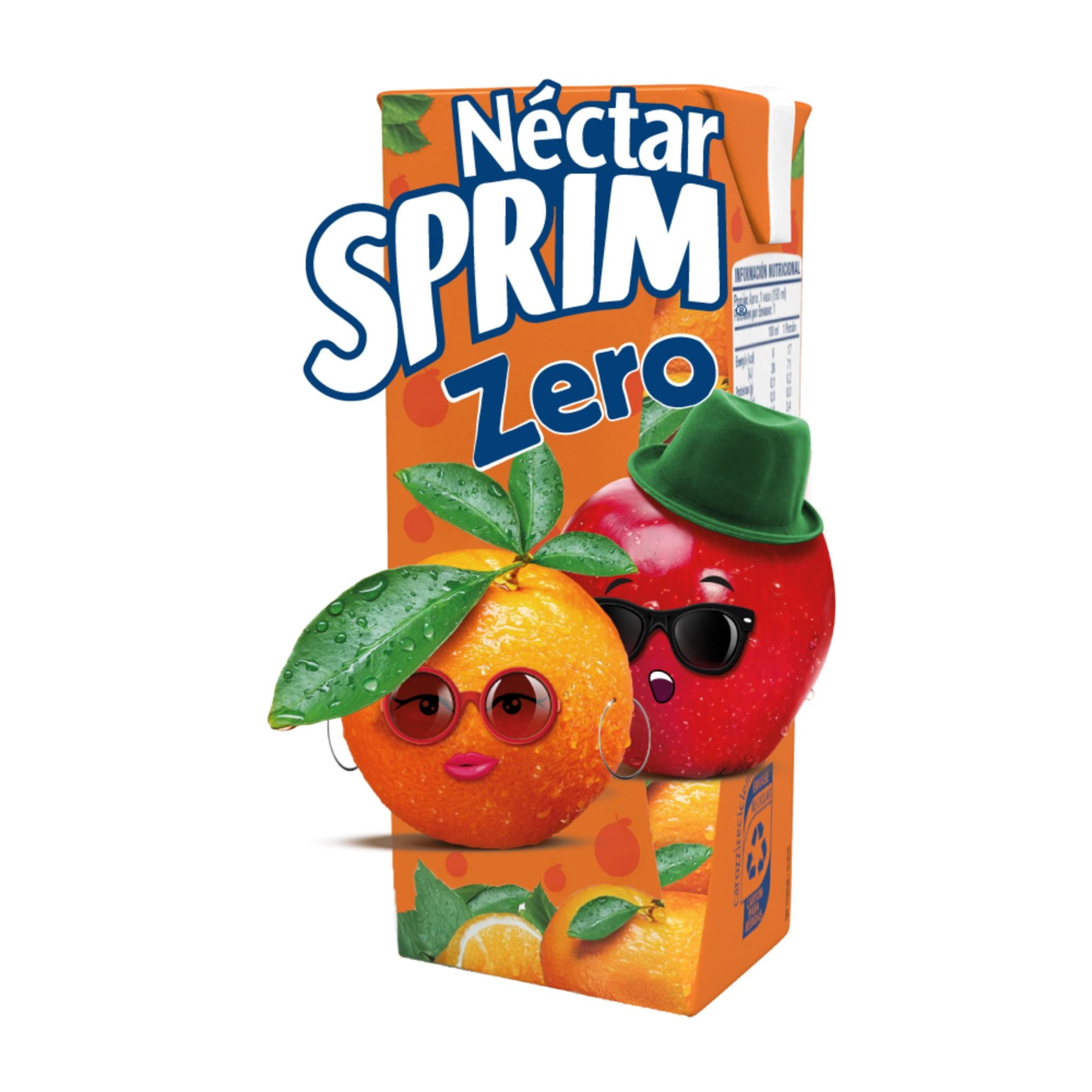 Nectar Tetra Pack Zero Naranja Manzana 190 ml Sprim