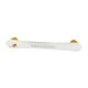 thumbnail image 4 of Zapatero Montado En La Pared, Soporte Para Zapatillas, Toallero Para Pared, Entrada, Baño, Color Crema, Blanco Y Dorado, 28cm, 4 of 5