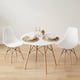 thumbnail image 1 of Comedor Mesa Estela Blanca 80 cm + 2 Sillas Eames Blanca, 1 of 3
