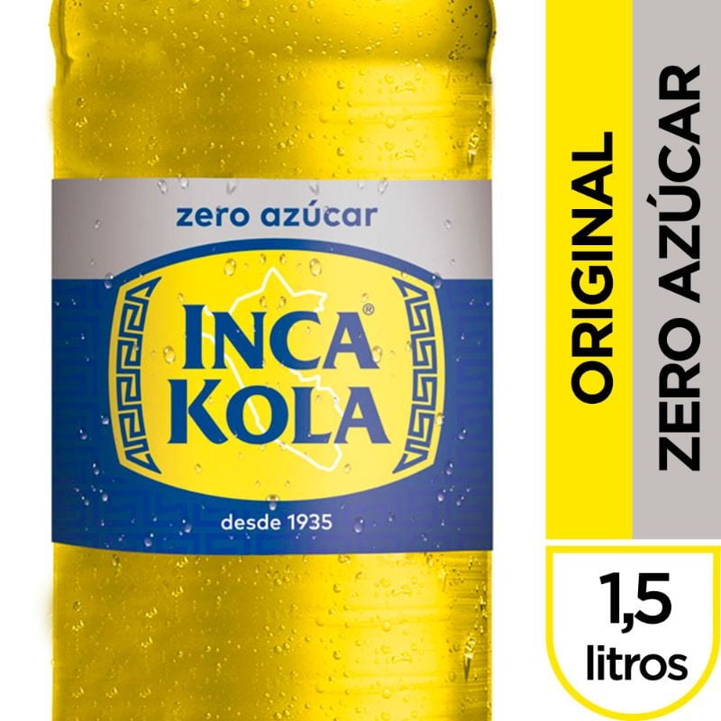 Bebida Sin Azúcar Botella 1,5 L Inca Kola