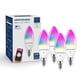 thumbnail image 1 of Bombillas LED inteligentes para candelabros, iluminación interior, 6 W, 500 lm, paquete de 4, 1 of 6