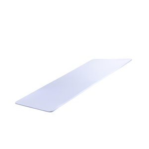 Magideal - Funda Elástica Para Mesa, Protector Rectangular De Poliéster De 4 Pies, Mantel Ajustable Para Banquete, Interior, Exterior, Picnic, Decoración De Even Blanco