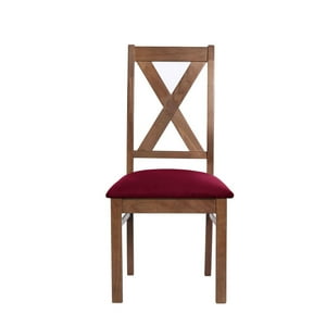 Latam Home - Silla Segovia Tela Velvet Burdeo