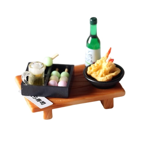 Magideal - Caja Bento De Juguete De Comida Para Casa De De Resina -Juguete De De Imaginación Para Niños- -Comida De De Cocina- Para Niños 3 4