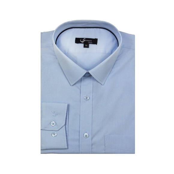 Camisa Trevira Lisa Color Celeste 2xl